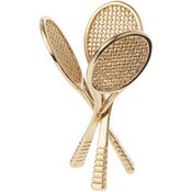 Bard's Gold Ball Holder, Tennis Ball, 4.875" H x 3" W x 3" D