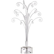 Bard's 15 Arm Silver Ornament Stand, Tree, 18" H x 10" W x 10" D