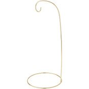 Bard's Gold-toned Ornament Stand, 12" H x 5.25" W x 5.25" D