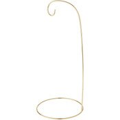 Bard's Gold-toned Ornament Stand, 12" H x 5.25" W x 5.25" D