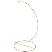Bard's Twisted Gold-toned Ornament Stand, 11" H x 5.125" W x 5.125" D