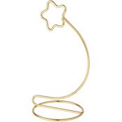 Bard's Star Gold-toned Ornament Stand, 6" H x 3" W x 3" D