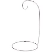 Bard's Silver Ornament Stand, 7" H x 4" W x 4" D
