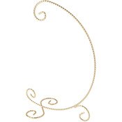 Bard's Gold-toned Ornament Stand, Large, 12" H x 5" W x 8" D
