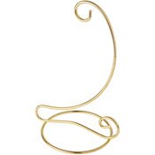 Bard's Gold-toned Ornament Stand, 8" H x 4" W x 5.25" D