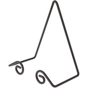 Bard's Black Wall Mountable Platter Hanger, 7" H x 5.5" W x 3.5" D (For 9.5" - 10.5" Platters)