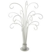 Bard's Fountain-Style Silver Ornament Tree, 15 Branch, 10.5" W x 10.5" D x 20" H