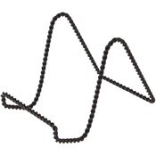 Bard's Twisted Black Wire Easel Stand, 4" H x 3.5" W x 5.5" D
