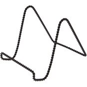 Bard's Twisted Black Wire Easel Stand, 6" H x 5.5" W x 8" D