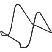 Bard's Vinyl Covered Black Wire Easel Stand, 6" H x 5.5" W x 8" D