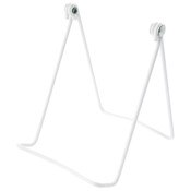 Bard's Vinyl Covered White Wire Easel Stand, 6" H x 4.5" W x 6" D