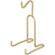 Bard's Demi-tasse Gold-toned Cup and Saucer Stand, 5.5" H x 2.75" W x 3.25" D (For 2-3 Fluid Ounce Espresso Cups)