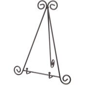 Bard's Black Metal Easel, 15" H x 12" W x 10" D (For 10.5" - 11.5" Plates)
