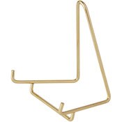 Bard's Gold-toned Wire Easel Stand, 4" H x 3.5" W x 3" D