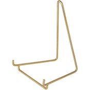 Bard's Gold-toned Wire Easel Stand, 6" H x 4" W x 4.5" D