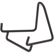 Bard's Black Wire Easel Stand, 2" H x 2.5" W x 2.5" D