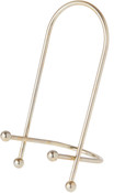 Brass Wire Easel, 7" H x 3" W x 4" D