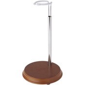 Bard's 54-0053 Chrome and Wood Doll Stand, Fits 17 to 22 inch Slim Waist Dolls, Waist is 1.25 to 2.25 inches Wide