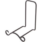 Bard's Wrought Iron Bowl or Deep Platter Stand, 7" H x 5.625" W x 6" D (For 9" - 11" Bowls or Deep Platters)