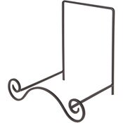 Bard's Wrought Iron Bowl or Deep Platter Stand, 9.375" H x 10.25" W x 7.625" D (For 12" - 16" Bowls or Deep Platters)
