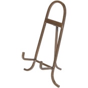 Bard's Antique Gold-toned Wrought Iron Easel, 8.75" H x 7" W x 4" D (For 7.5" - 12" Plates)