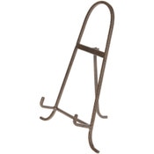 Bard's Antique Gold-toned Wrought Iron Easel, 11" H x 7.75" W x 5.5" D (For 8.5" - 15" Plates)