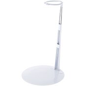 Bard's 794W White Adjustable Doll Stand, fits 18 to 21 inch Dolls, waist width adjusts from 1.875 to 3 inches