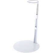 Bard's 794W White Adjustable Doll Stand, fits 18 to 21 inch Dolls, waist width adjusts from 1.875 to 3 inches