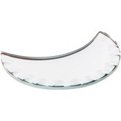 Plymor 3" Moon, 3mm Thick Beveled Scalloped Glass Mirror