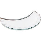 Plymor 3" Moon, 3mm Thick Beveled Scalloped Glass Mirror