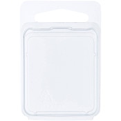 Collecting Warehouse Clear Plastic Clamshell Package / Storage Container, 1.75" H x 1.5625" W x 0.375" D