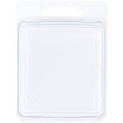 Collecting Warehouse Clear Plastic Clamshell Package / Storage Container, 2.25" H x 2.125" W x 0.75" D