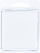 Collecting Warehouse Clear Plastic Clamshell Package / Storage Container, 2.25" H x 2.125" W x 0.75" D