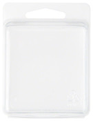 Collecting Warehouse Clear Plastic Clamshell Package / Storage Container, 2.56" H x 2.44" W x 1.25" D