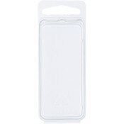 Collecting Warehouse Clear Plastic Clamshell Package / Storage Container, 2.9375" H x 1.25" W x 0.6875" D