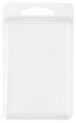 Collecting Warehouse Clear Plastic Clamshell Package / Storage Container, 3.38" H x 2.38" W x 1.25" D