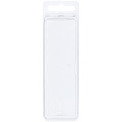 Collecting Warehouse Clear Plastic Clamshell Package / Storage Container, 4.0625" H x 1.1875" W x 0.75" D