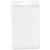 Collecting Warehouse Clear Plastic Clamshell Package / Storage Container, 3.81" H x 2.56" W x 1.88" D