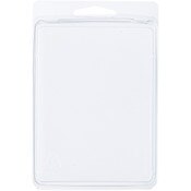 Collecting Warehouse Clear Plastic Clamshell Package / Storage Container, 4.4375" H x 3.3125" W x 0.75" D