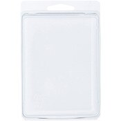 Collecting Warehouse Clear Plastic Clamshell Package / Storage Container, 4.1875" H x 3" W x 1.25" D