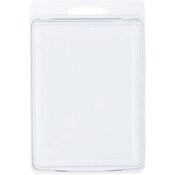 Collecting Warehouse Clear Plastic Clamshell Package / Storage Container, 4.1875" H x 3" W x 1.25" D