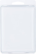 Collecting Warehouse Clear Plastic Clamshell Package / Storage Container, 4.1875" H x 3" W x 1.25" D