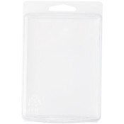 Collecting Warehouse Clear Plastic Clamshell Package / Storage Container, 4.44" H x 3.31" W x 1.5" D