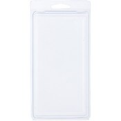 Collecting Warehouse Clear Plastic Clamshell Package / Storage Container, 6.125" H x 2.9375" W x 1.25" D