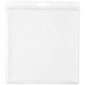 Collecting Warehouse Clear Plastic Clamshell Package / Storage Container, 6.56" H x 6.38" W x 1.25" D