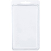 Collecting Warehouse Clear Plastic Clamshell Package / Storage Container, 5.125" H x 2.9375" W x 1.25" D