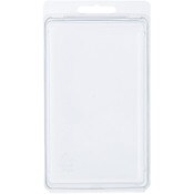 Collecting Warehouse Clear Plastic Clamshell Package / Storage Container, 5.125" H x 2.9375" W x 1.25" D