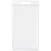 Collecting Warehouse Clear Plastic Clamshell Package / Storage Container, 5.5" H x 3.19" W x 1.63" D