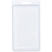 Collecting Warehouse Clear Plastic Clamshell Package / Storage Container, 5.0625" H x 2.8125" W x 2.125" D