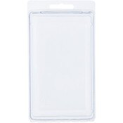 Collecting Warehouse Clear Plastic Clamshell Package / Storage Container, 5.0625" H x 2.8125" W x 2.125" D